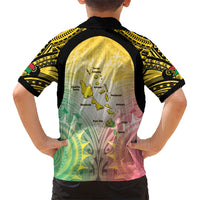 Vanuatu Independence Day Family Matching Puletasi and Hawaiian Shirt The Untouched Paradise