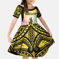 Vanuatu Independence Day Family Matching Summer Maxi Dress and Hawaiian Shirt The Untouched Paradise