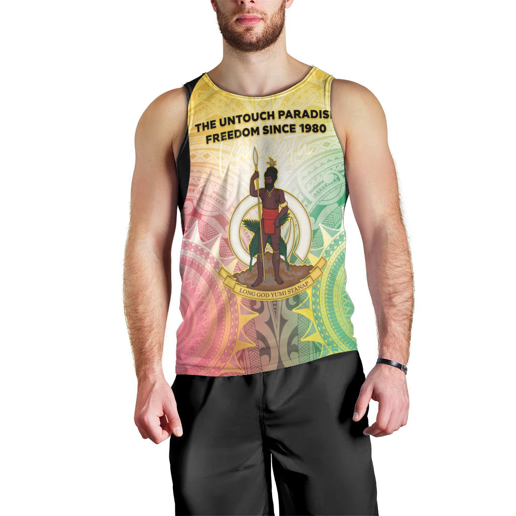 Vanuatu Independence Day Men Tank Top The Untouched Paradise