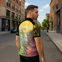 Vanuatu Independence Day Zipper Polo Shirt The Untouched Paradise