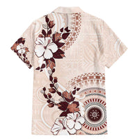 Bula Fiji Language Week Family Matching Mermaid Dress and Hawaiian Shirt Fijian Tapa Pattern With Tagimoucia Flower LT05 - Polynesian Pride