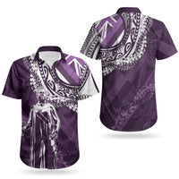 Hawaii Queen Liliuokalani Couples Matching Off Shoulder Maxi Dress and Hawaiian Shirt Hawaiian Maile Lei Flag Style LT05 - Polynesian Pride