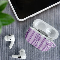 Hawaii Queen Liliuokalani AirPods Case Lavender Lei Pua Kalaunu LT05 - Polynesian Pride