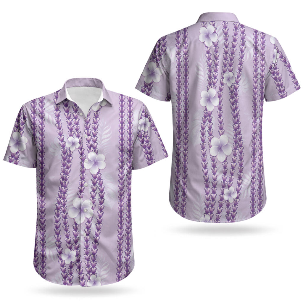Hawaii Queen Liliuokalani Couples Matching Tank Maxi Dress and Hawaiian Shirt Lavender Lei Pua Kalaunu LT05 - Polynesian Pride