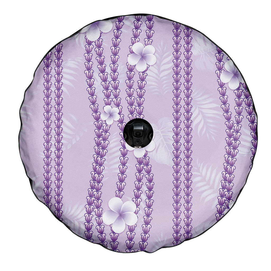 Hawaii Queen Liliuokalani Spare Tire Cover Lavender Lei Pua Kalaunu LT05 - Polynesian Pride