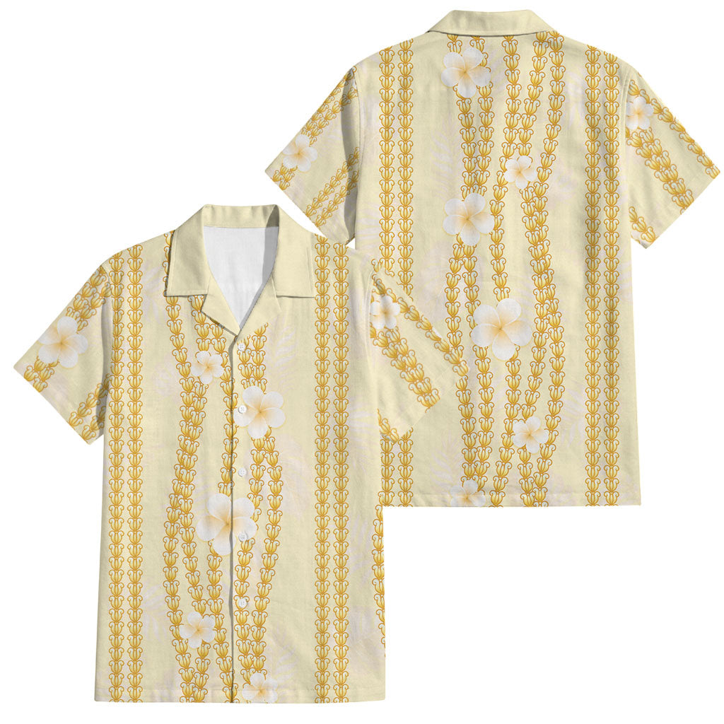 Hawaii Queen Liliuokalani Family Matching Off Shoulder Maxi Dress and Hawaiian Shirt Gold Lei Pua Kalaunu