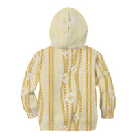 Hawaii Queen Liliuokalani Kid Hoodie Gold Lei Pua Kalaunu