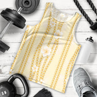 Hawaii Queen Liliuokalani Men Tank Top Gold Lei Pua Kalaunu LT05 - Polynesian Pride