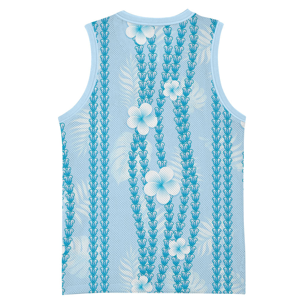 Hawaii Queen Liliuokalani Basketball Jersey Blue Lei Pua Kalaunu LT05 - Polynesian Pride
