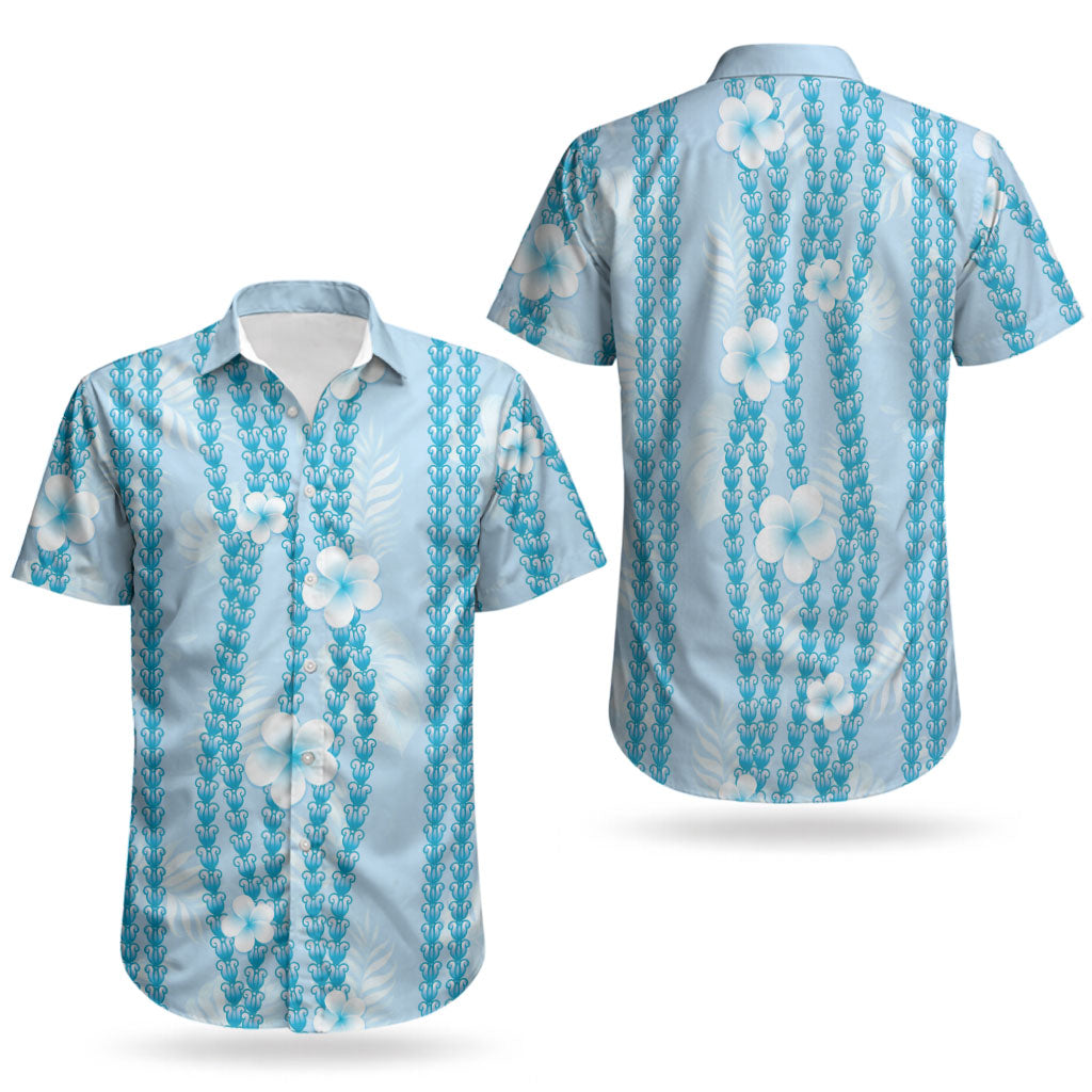 Hawaii Queen Liliuokalani Couples Matching Summer Maxi Dress and Hawaiian Shirt Blue Lei Pua Kalaunu LT05 - Polynesian Pride