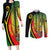 Vanuatu Constitution Day Couples Matching Long Sleeve Bodycon Dress and Long Sleeve Button Shirt Long Live Vanuatu - Polynesian Pride