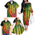 Vanuatu Constitution Day Family Matching Off The Shoulder Long Sleeve Dress and Hawaiian Shirt Long Live Vanuatu - Polynesian Pride