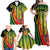 Vanuatu Constitution Day Family Matching Off Shoulder Maxi Dress and Hawaiian Shirt Long Live Vanuatu - Polynesian Pride