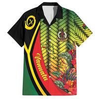 Vanuatu Constitution Day Family Matching Off Shoulder Maxi Dress and Hawaiian Shirt Long Live Vanuatu - Polynesian Pride