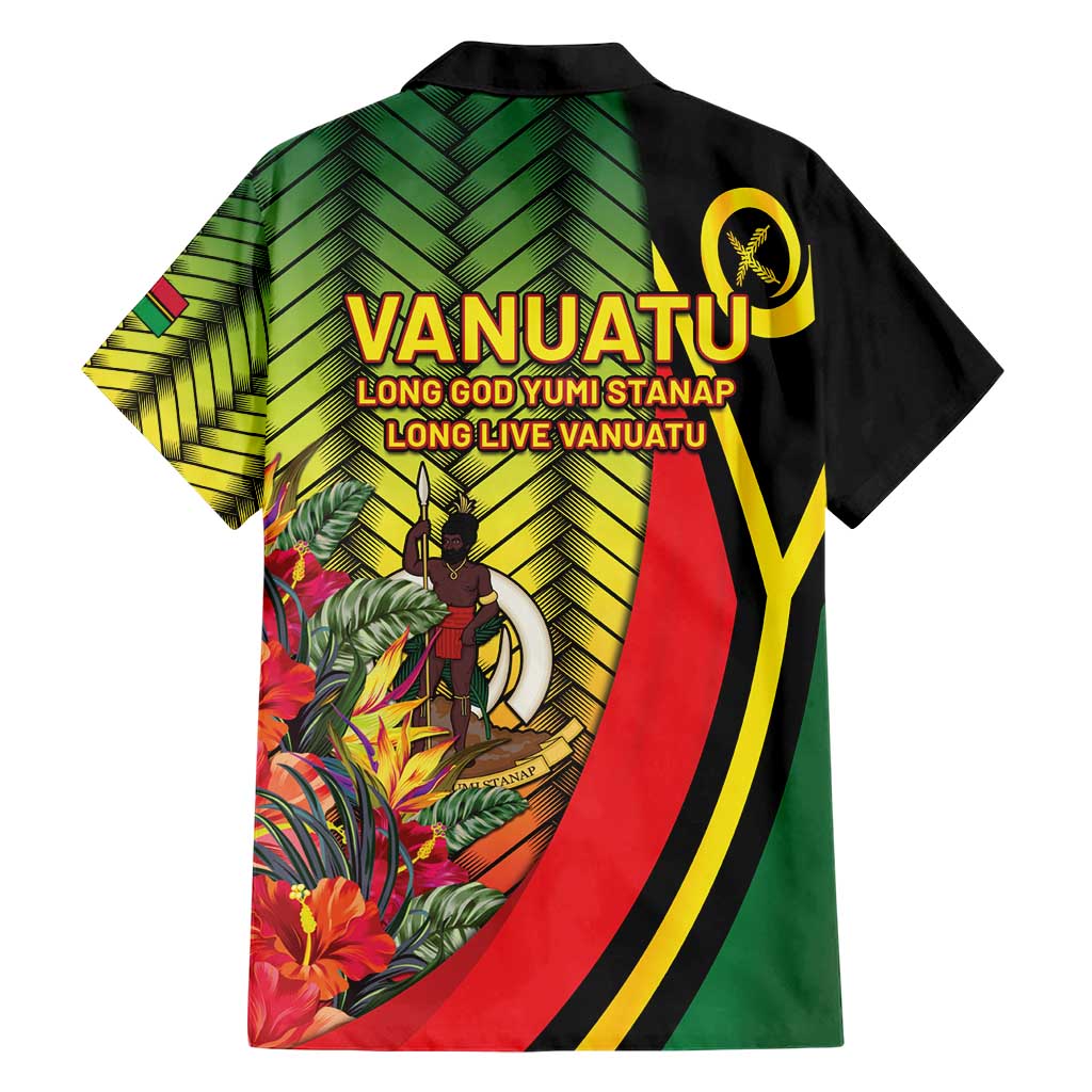 Vanuatu Constitution Day Family Matching Short Sleeve Bodycon Dress and Hawaiian Shirt Long Live Vanuatu LT05 - Polynesian Pride