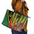 Vanuatu Constitution Day Leather Tote Bag Long Live Vanuatu - Polynesian Pride