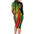 Vanuatu Constitution Day Long Sleeve Bodycon Dress Long Live Vanuatu - Polynesian Pride