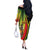 Vanuatu Constitution Day Off The Shoulder Long Sleeve Dress Long Live Vanuatu - Polynesian Pride
