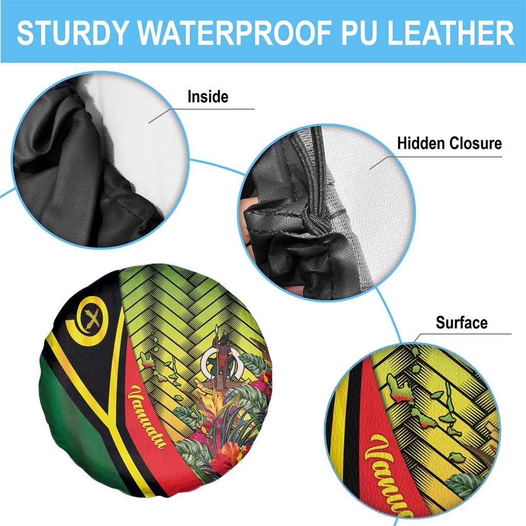 Vanuatu Constitution Day Spare Tire Cover Long Live Vanuatu - Polynesian Pride
