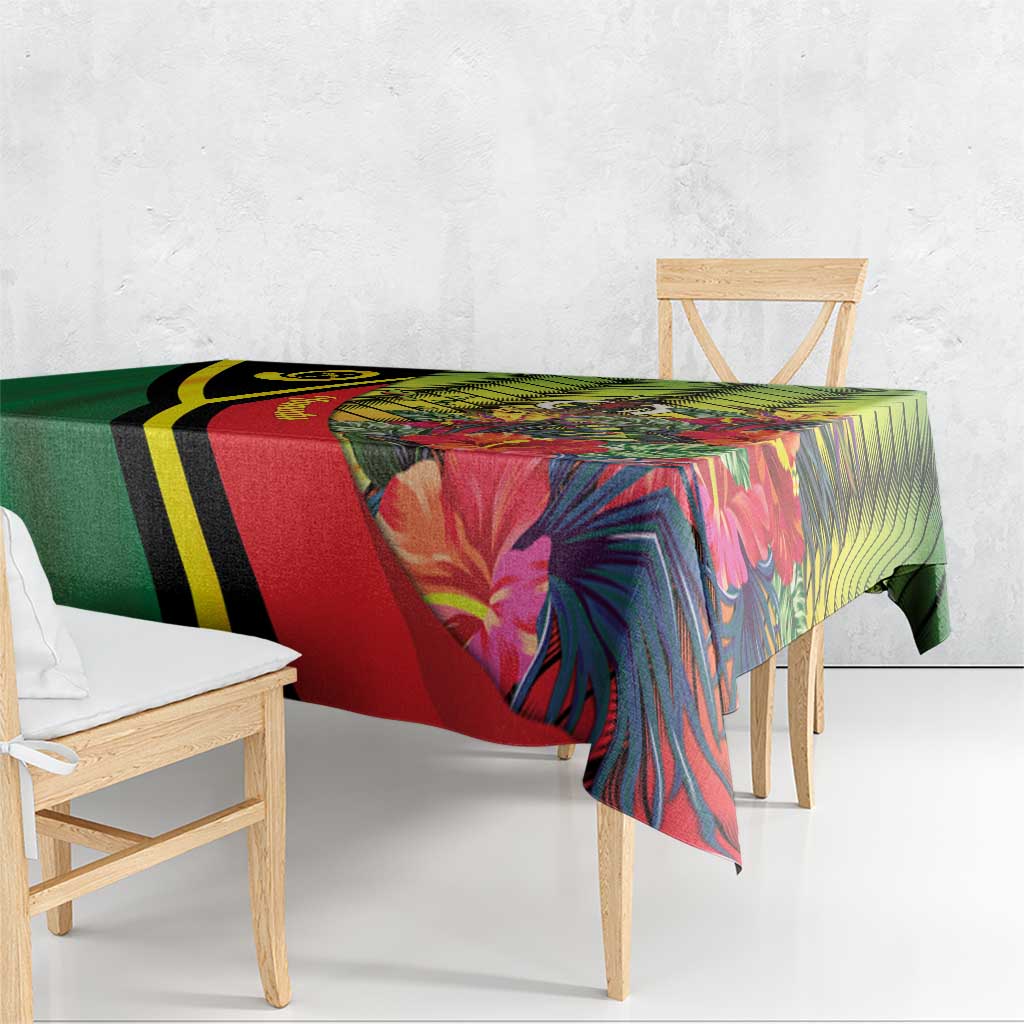 Vanuatu Constitution Day Tablecloth Long Live Vanuatu - Polynesian Pride