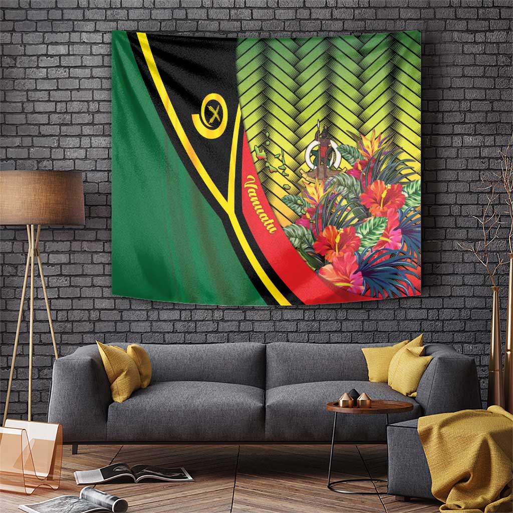Vanuatu Constitution Day Tapestry Long Live Vanuatu - Polynesian Pride
