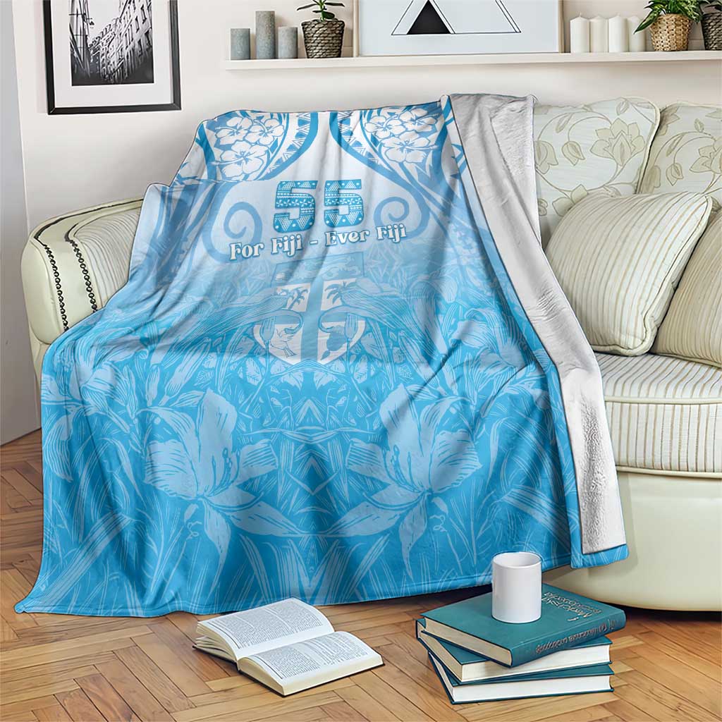 Fiji Day Blanket 55th Anniversary Forever Fiji - Polynesian Pride