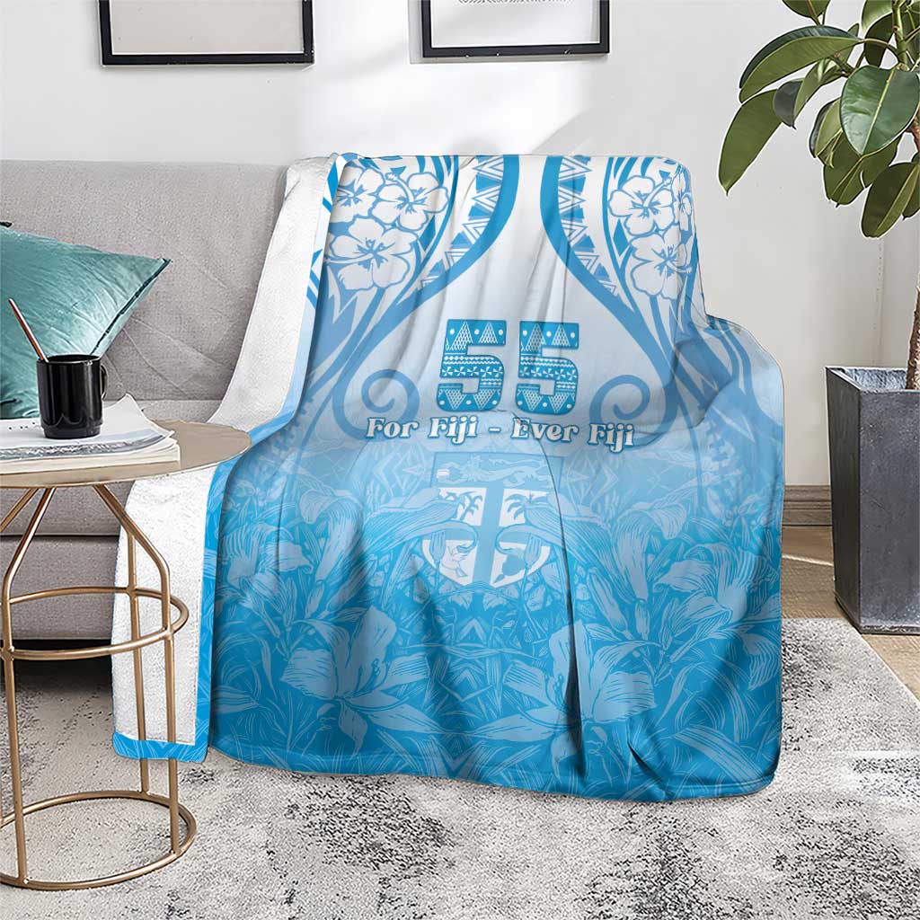 Fiji Day Blanket 55th Anniversary Forever Fiji - Polynesian Pride