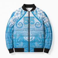 Fiji Day Bomber Puffer Jacket 55th Anniversary Forever Fiji - Polynesian Pride