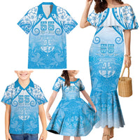 Fiji Day Family Matching Mermaid Dress and Hawaiian Shirt 55th Anniversary Forever Fiji LT05 - Polynesian Pride