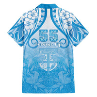 Fiji Day Family Matching Off Shoulder Maxi Dress and Hawaiian Shirt 55th Anniversary Forever Fiji LT05 - Polynesian Pride
