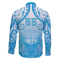 Fiji Day Family Matching Off Shoulder Maxi Dress and Hawaiian Shirt 55th Anniversary Forever Fiji LT05 - Polynesian Pride