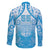 Fiji Day Family Matching Off Shoulder Short Dress and Hawaiian Shirt 55th Anniversary Forever Fiji - Polynesian Pride