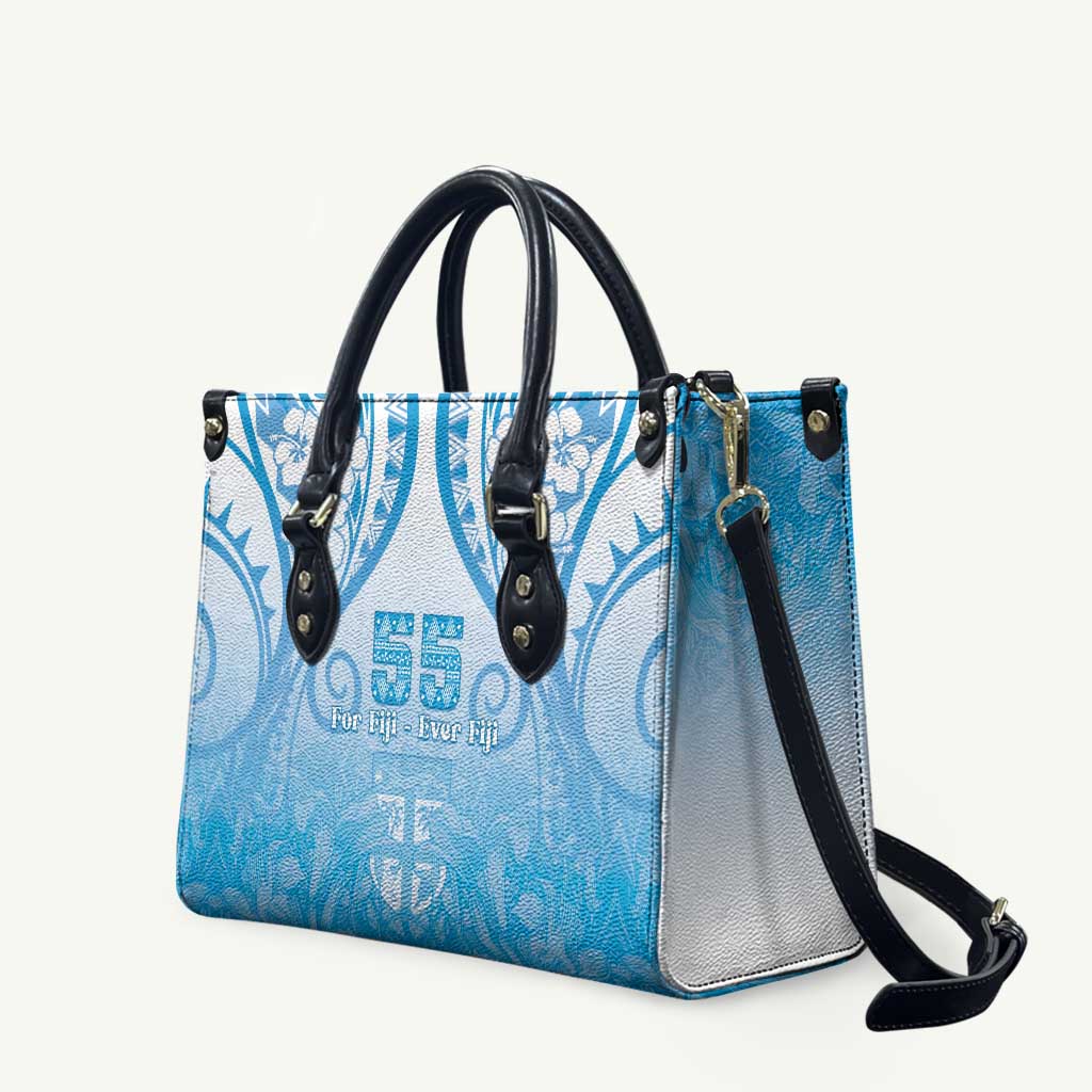 Fiji Day Leather Bag 55th Anniversary Forever Fiji - Polynesian Pride