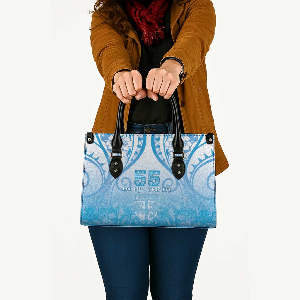 Fiji Day Leather Bag 55th Anniversary Forever Fiji - Polynesian Pride