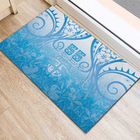 Fiji Day Rubber Doormat 55th Anniversary Forever Fiji - Polynesian Pride