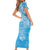Fiji Day Short Sleeve Bodycon Dress 55th Anniversary Forever Fiji - Polynesian Pride