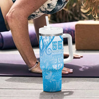 Fiji Day Tumbler With Handle 55th Anniversary Forever Fiji - Polynesian Pride