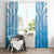 Fiji Day Window Curtain 55th Anniversary Forever Fiji - Polynesian Pride