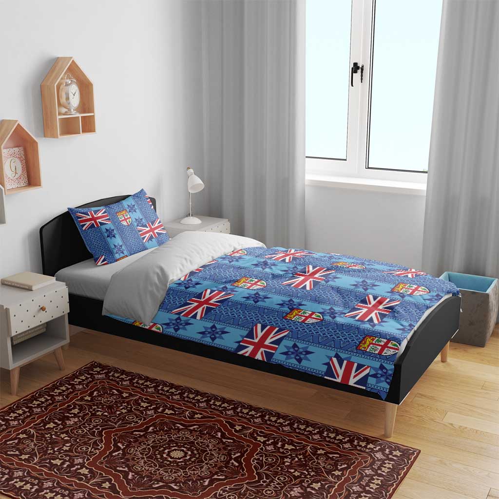 Fiji Masi Tapa Bedding Set Coat Of Arms - Polynesian Pride