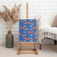 Fiji Masi Tapa Canvas Wall Art Coat Of Arms - Polynesian Pride