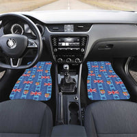Fiji Masi Tapa Car Mats Coat Of Arms - Polynesian Pride