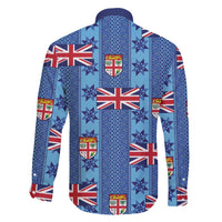 Fiji Masi Tapa Family Matching Off Shoulder Short Dress and Hawaiian Shirt Coat Of Arms LT05 - Polynesian Pride