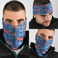 Fiji Masi Tapa Neck Gaiter Coat Of Arms - Polynesian Pride