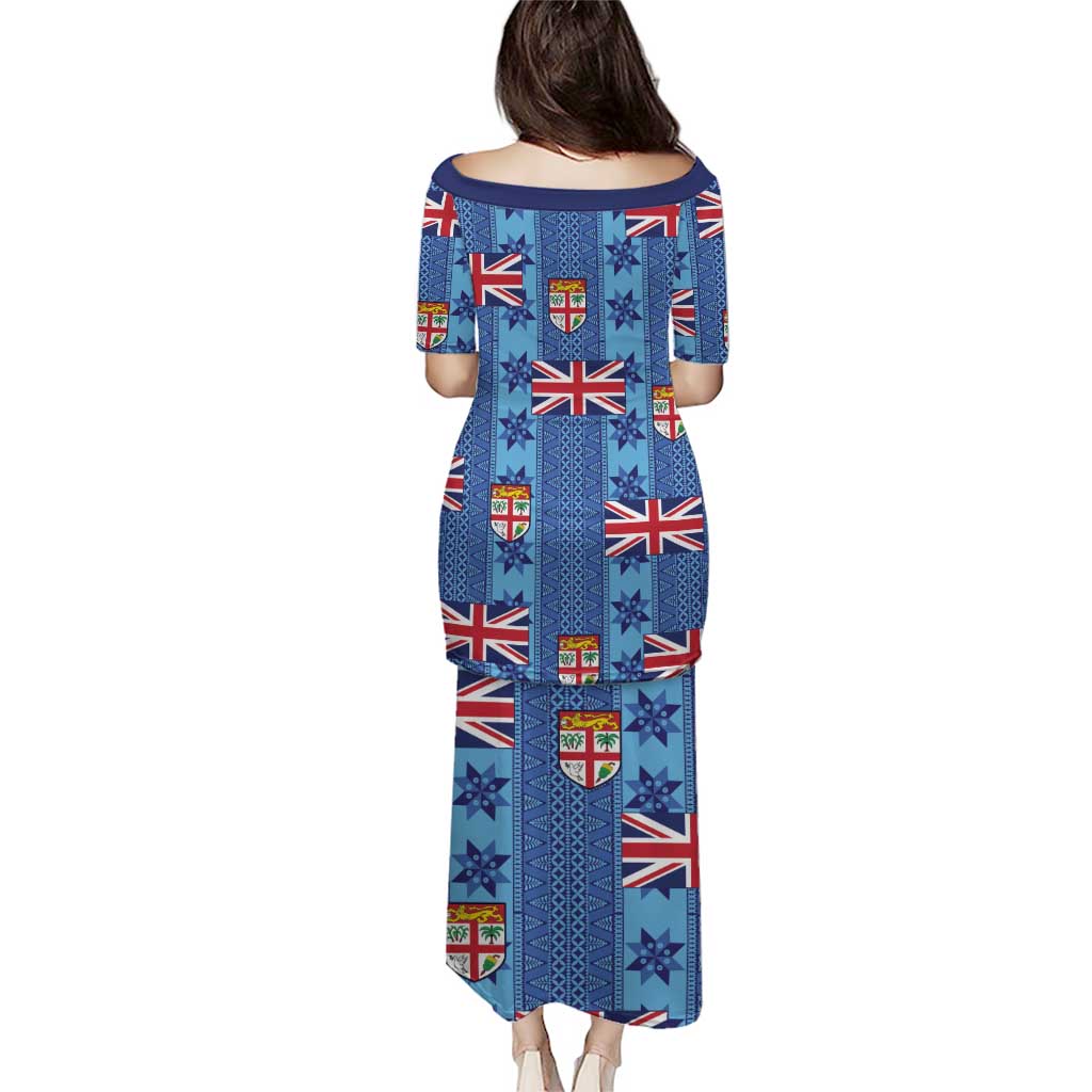 Fiji Masi Tapa Puletasi Coat Of Arms - Polynesian Pride
