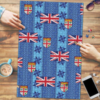 Fiji Masi Tapa Puzzle Coat Of Arms - Polynesian Pride