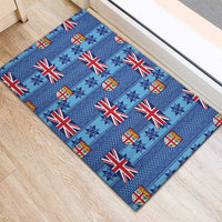 Fiji Masi Tapa Rubber Doormat Coat Of Arms - Polynesian Pride