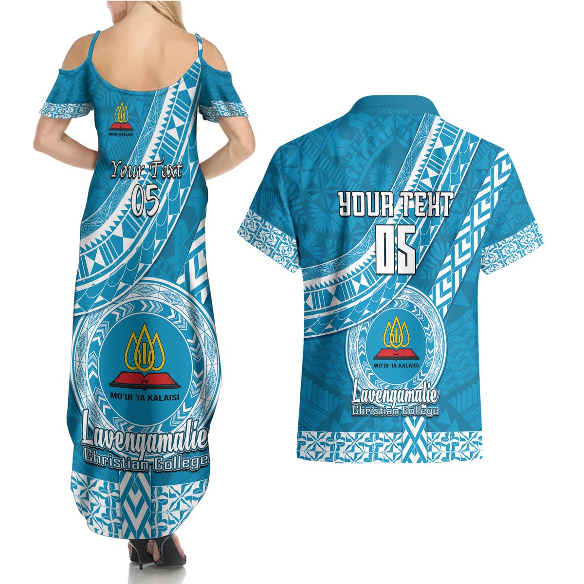 custom-lavengamalie-college-couples-matching-summer-maxi-dress-and-hawaiian-shirt-tongan-kupesi-pattern