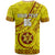 Custom Tonga High School T Shirt Tongan Kupesi Pattern LT05 - Polynesian Pride