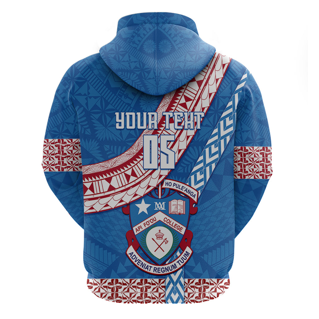 Custom Apifoou College Hoodie Tongan Kupesi Pattern LT05 - Polynesian Pride