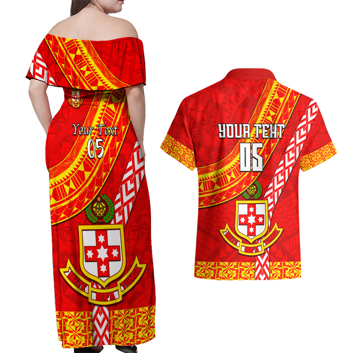 custom-kolisi-tonga-couples-matching-off-shoulder-maxi-dress-and-hawaiian-shirt-tongan-kupesi-pattern